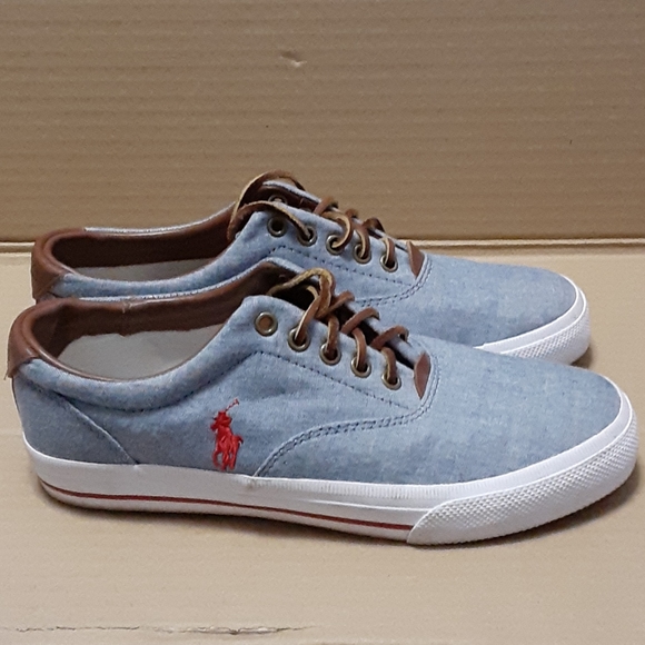 Polo Ralph Lauren "Vaughn" sneakers size 7.5 - Picture 1 of 11